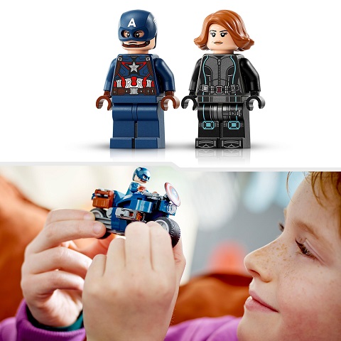 LEGO MARVEL VEUVE NOIRE ET CAPTAIN AMERICA