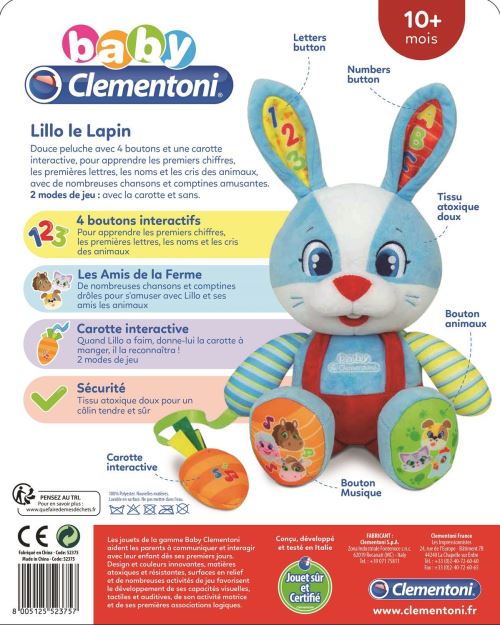 CLEMENTONI VALENTIN, MON P'TIT LAPIN!
