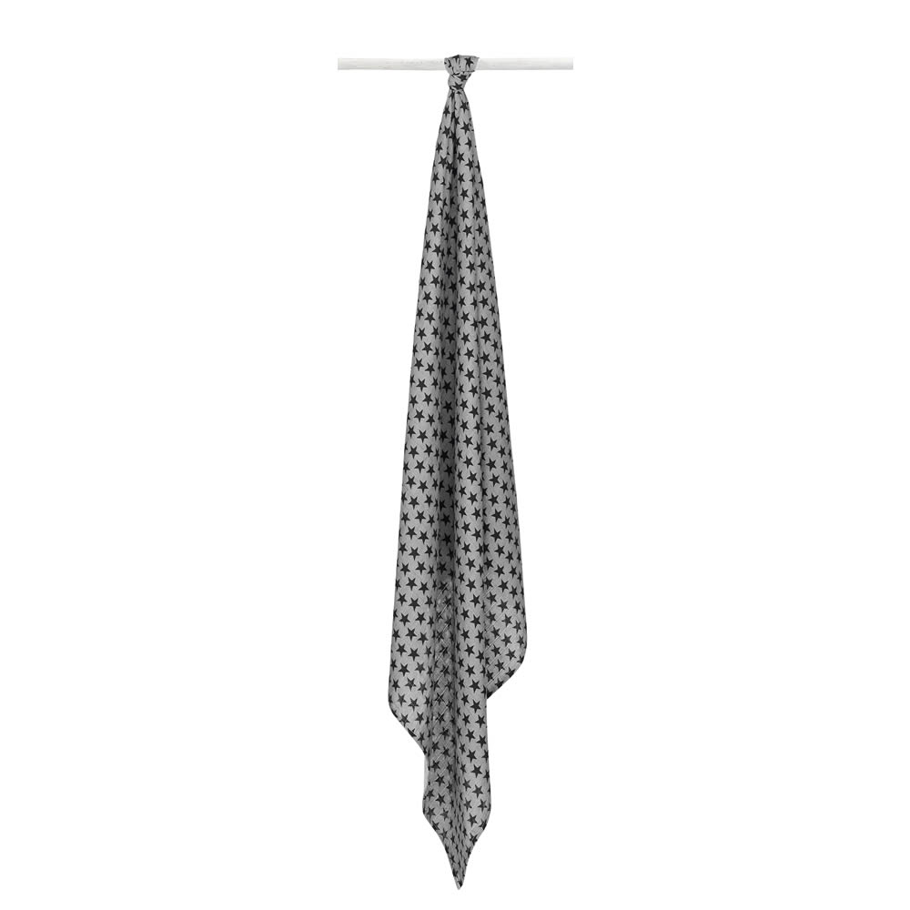 INTERBABY MOUSSELINE 120X120 CM GRIS STAR