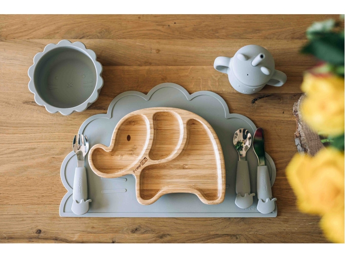 FREEON TAPIS DE TABLE EN SILICONE LION GREY