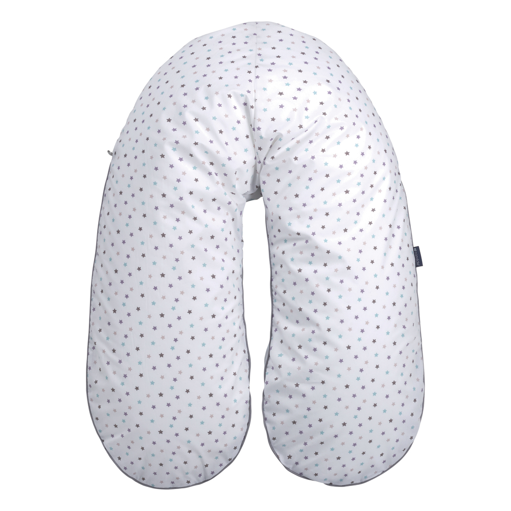 CANDIDE COUSSIN DE MATERNITÉ ETOILES MULTICOLORES 74x46x16 CM