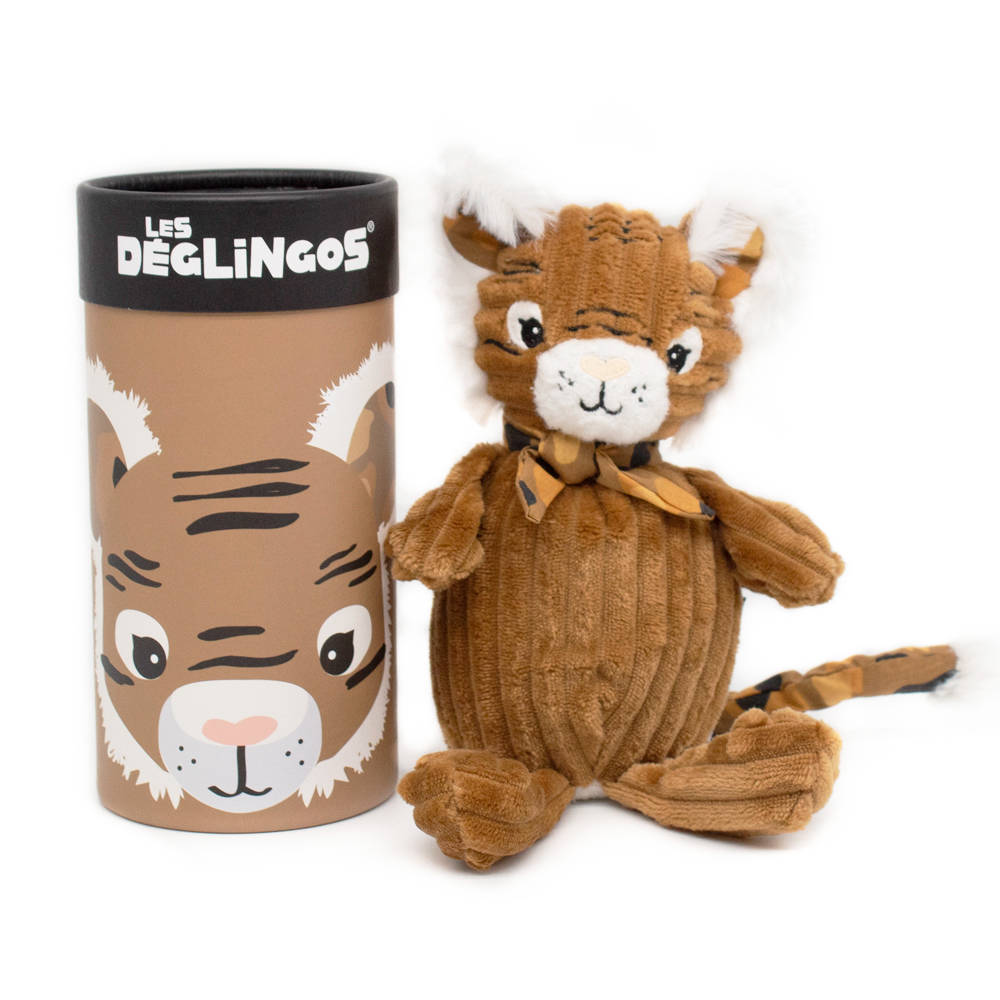 LES DEGLINGOS PELUCHE PETIT SIMPLY SPECULOS LE TIGRE EN BOITE