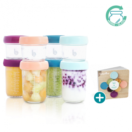 BABYMOOV MULTISET BABYBOLS EN VERRE + LIVRE DE RECETTE