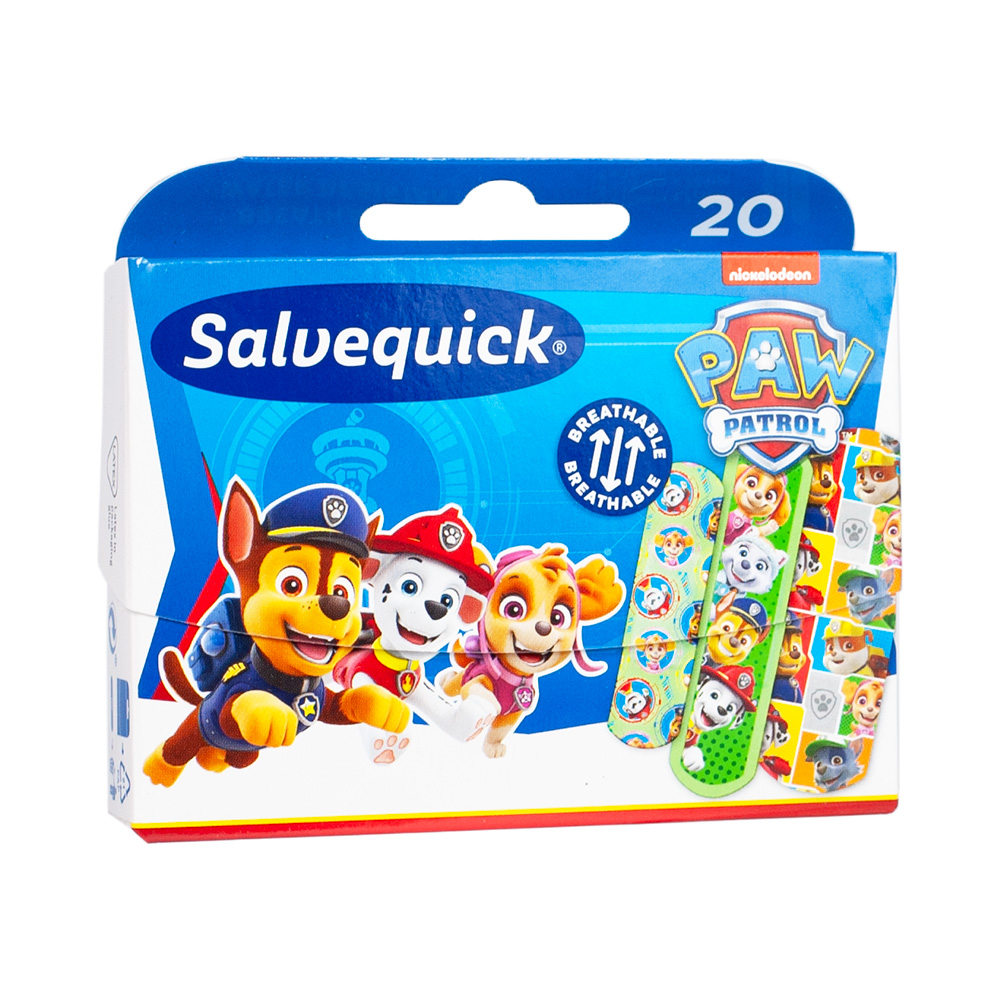 SALVEQUICK PANSEMENTS PAW PATROL 20 PCS