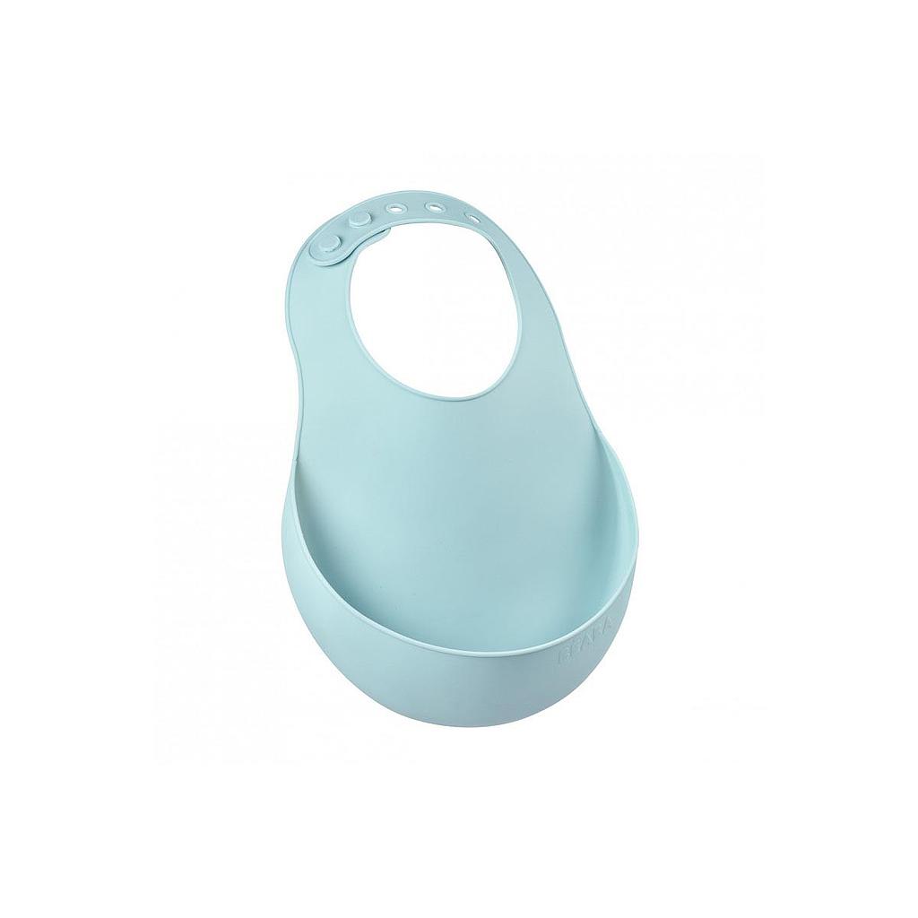 BEABA BAVOIR EN SILICONE 4M+ BLEU