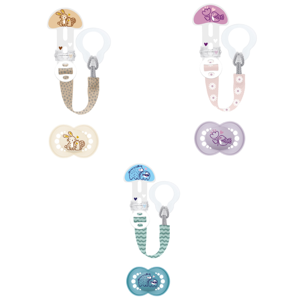 MAM ATTACHE SUCETTE &amp; SUCETTE 2-6 MOIS
