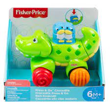FISHER PRICE GUEPARD CROCODILE PRESS &amp; GO  N8160