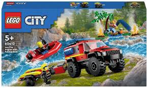 LEGO CITY CAMION DE POMPIER + BATEAU DE SAUVETAGE 288 PCS
