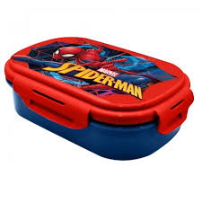 KIDS LICENSING BOITE A GOUTER +FOURCHETTE SPIDER MAN