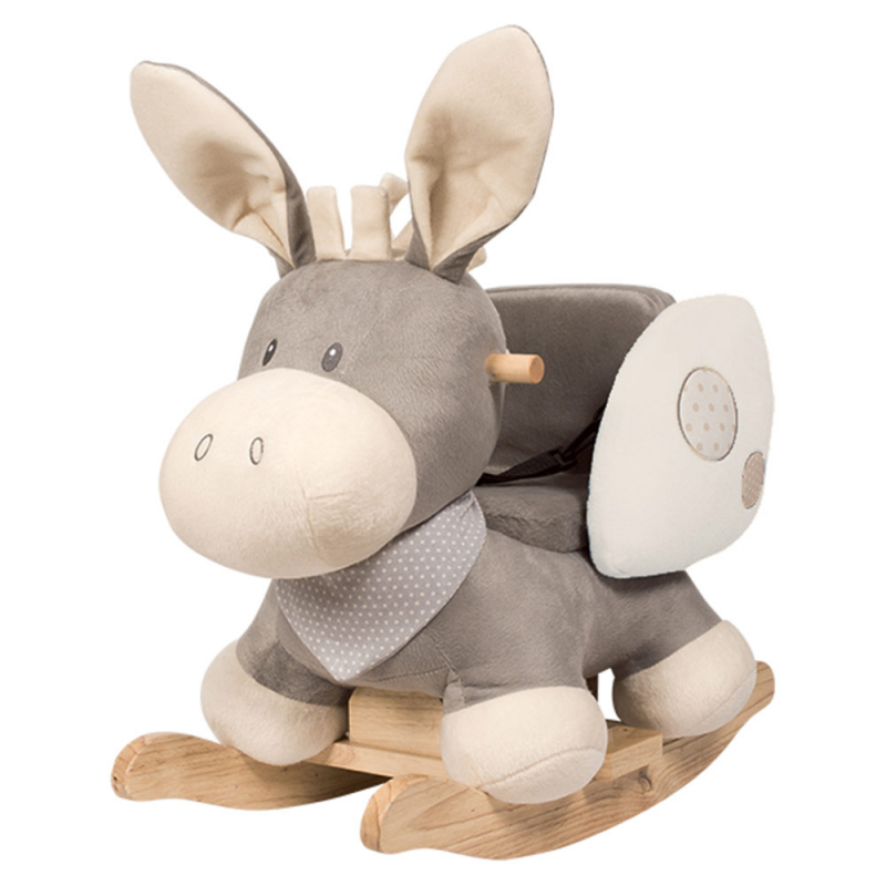 NATTOU CHEVAL A BASCULE ANE BEIGE CAPPUCCINO