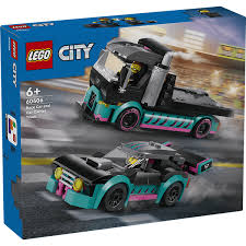 LEGO RACE CAR AND CAR CARRIER TRUCK 60406 320PCS