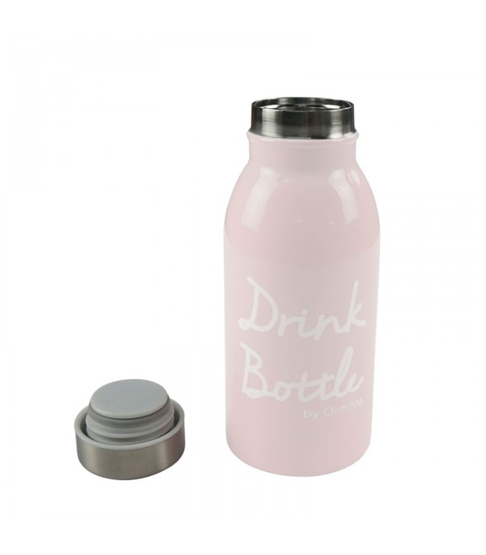 OLMITOS BOUTEILLE INOX + COUVERCLE 350 ML ROSE