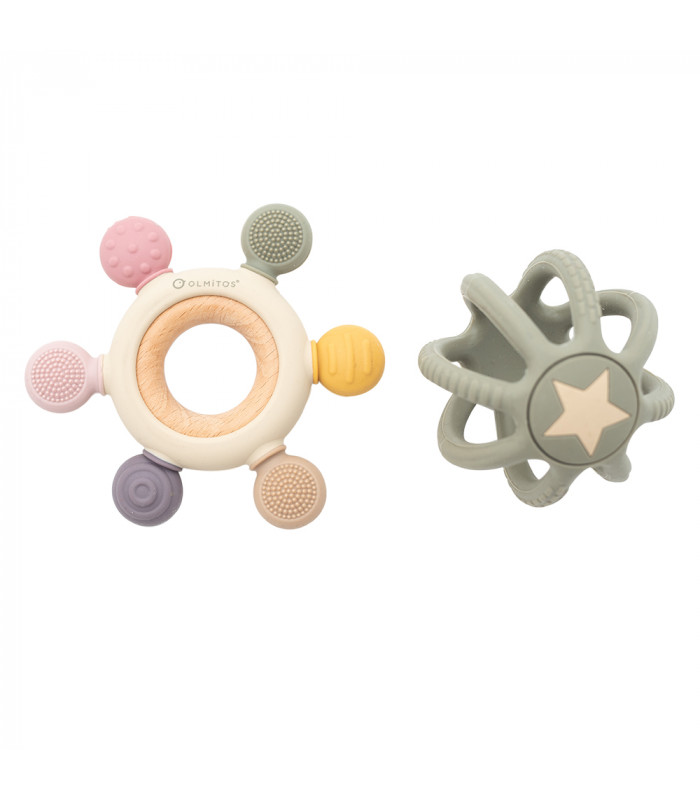 OLMITOS PACK DE 2 ANNEAUX DE DENTITION SENSORIEL