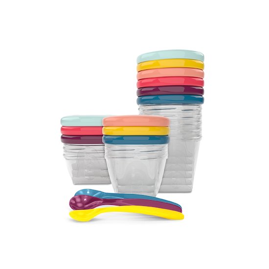 BABYMOOV CONTENANTS ALIMENTAIRES + 3 CUILLÈRES