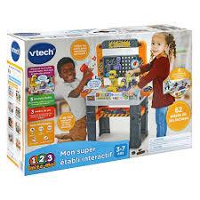 VTECH 1,2,3 IMITE-MOI MON SUPER ETABLI INTERACTIF