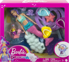 MATTLE BARBIE DREAMTOPIA COFFRET DE JEU + SIRENE