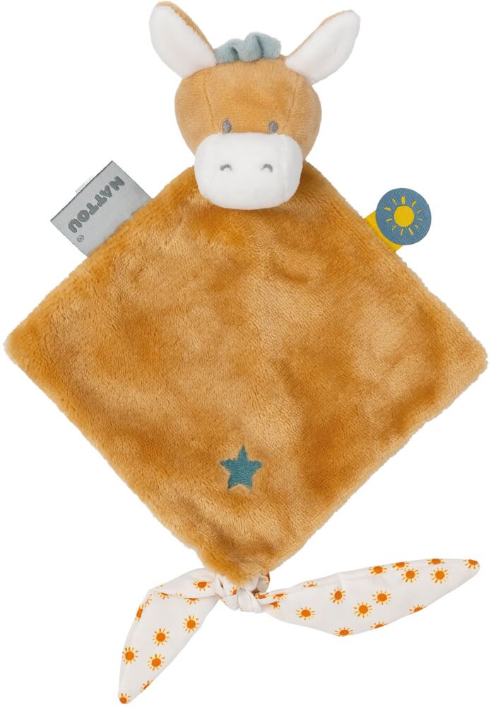 NATTOU Mini doudou âne Leo (FELIX &amp; LEO)