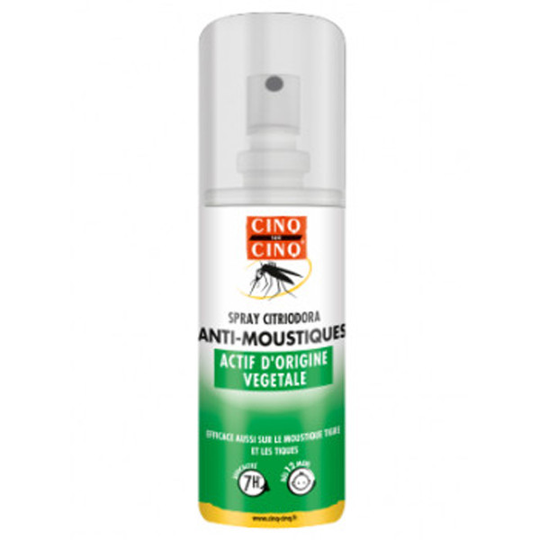 CINQ SUR CINQ SPRAY ANTI-MOUSTIQUE CITROIDORA TROPIC 100ML