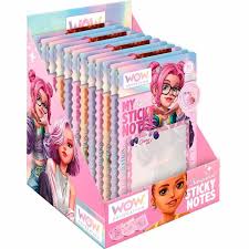 WOW GENERATION NOTES ATTOCOLLANTES TRANSPARENTES