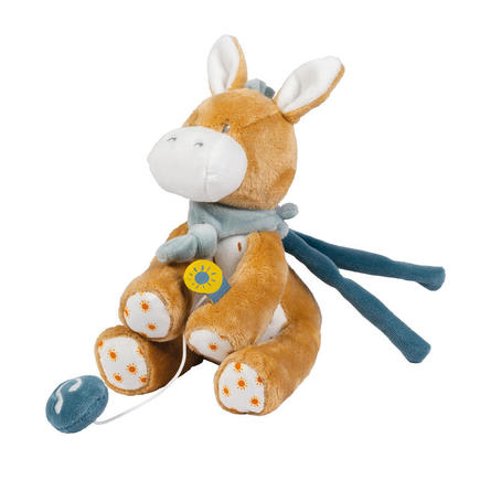 NATTOU Peluche musicale âne Leo (FELIX &amp; LEO)