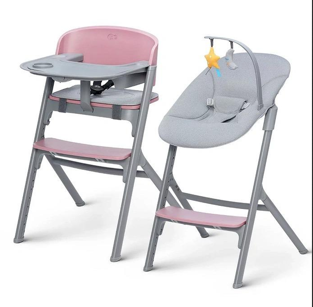 KINDERKRAFT CHAISE HAUTE LIVY + TRANSAT CALMEE ASTER PINK