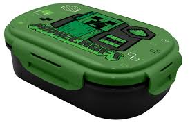 KIDS LICENSING BOITE A GOUTER +FOURCHETTE MINECRAFT