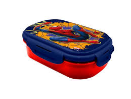 KIDS LICENSING BOITE A GOUTER +FOURCHETTE SPIDER MAN 2