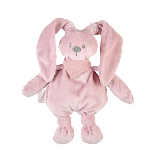 NATTOU Peluche vieux rose avec bandana (LAPIDOU)
