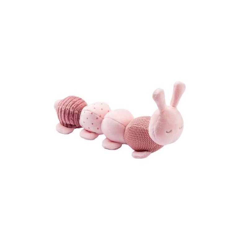 NATTOU Chenille d'activités rose (LAPIDOU)