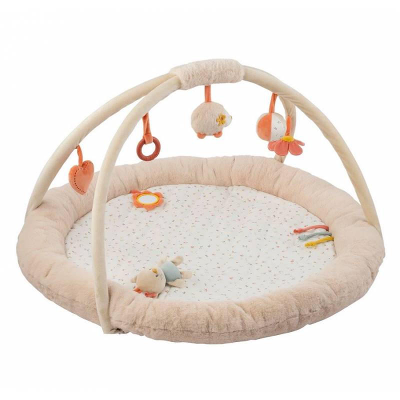 NATTOU Tapis pouf d'éveil avec arches (MILA, ZOË &amp; LANA)
