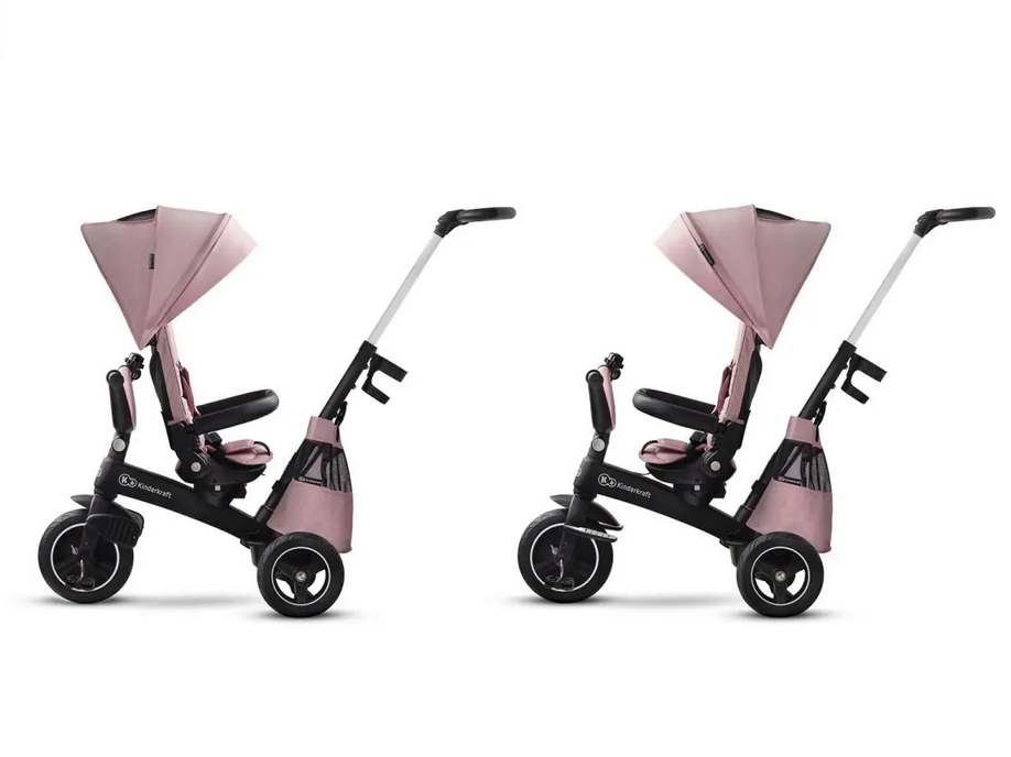 KINDERKRAFT TRICYCLE EASYTWIST MAUVELOUS PINK