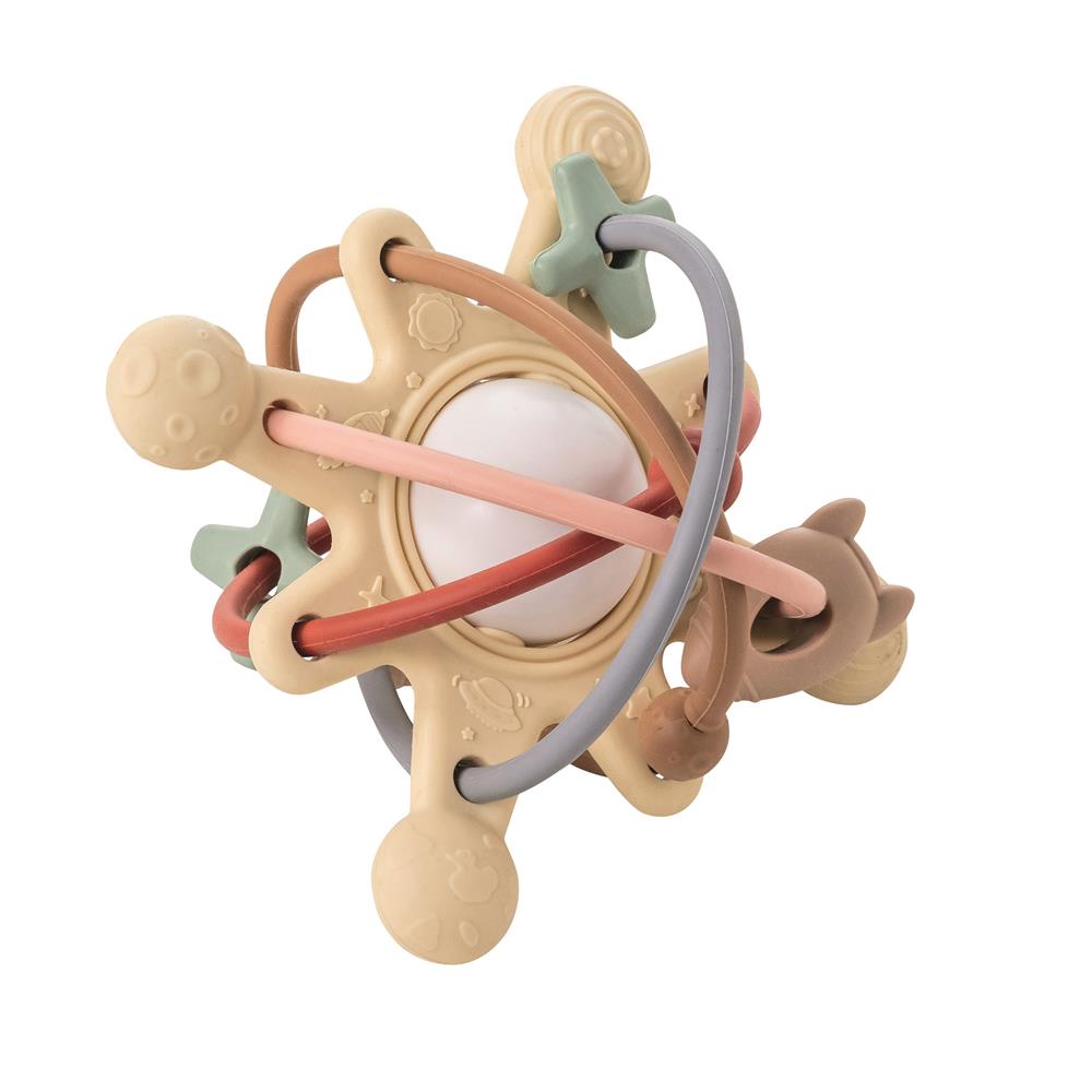 NATTOU silicone hochet galaxy beige