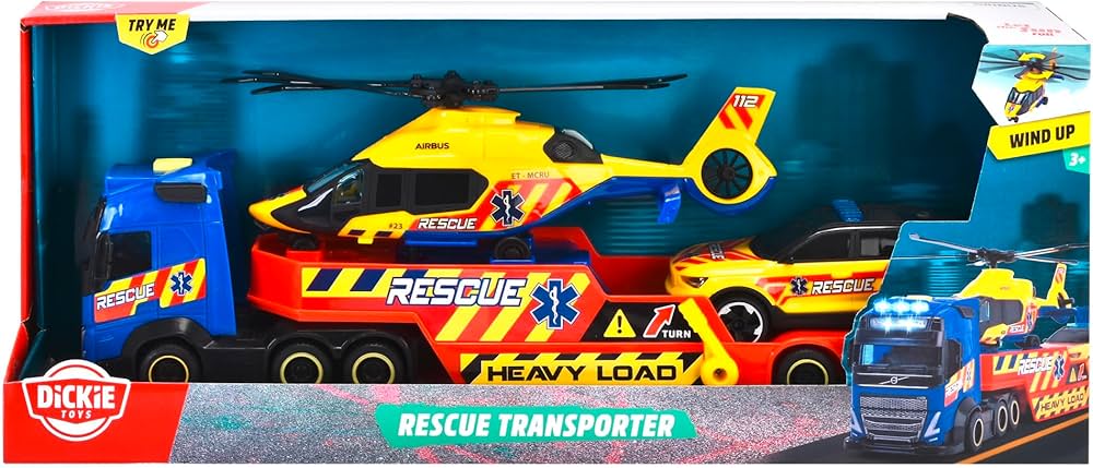 DICKIE TOYS RESCUE TRANSPORTER