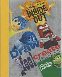 DISNEY INSIDE OUT DRAW FEEL CREATE SKETCHBOOK LIVRE DE DESSIN