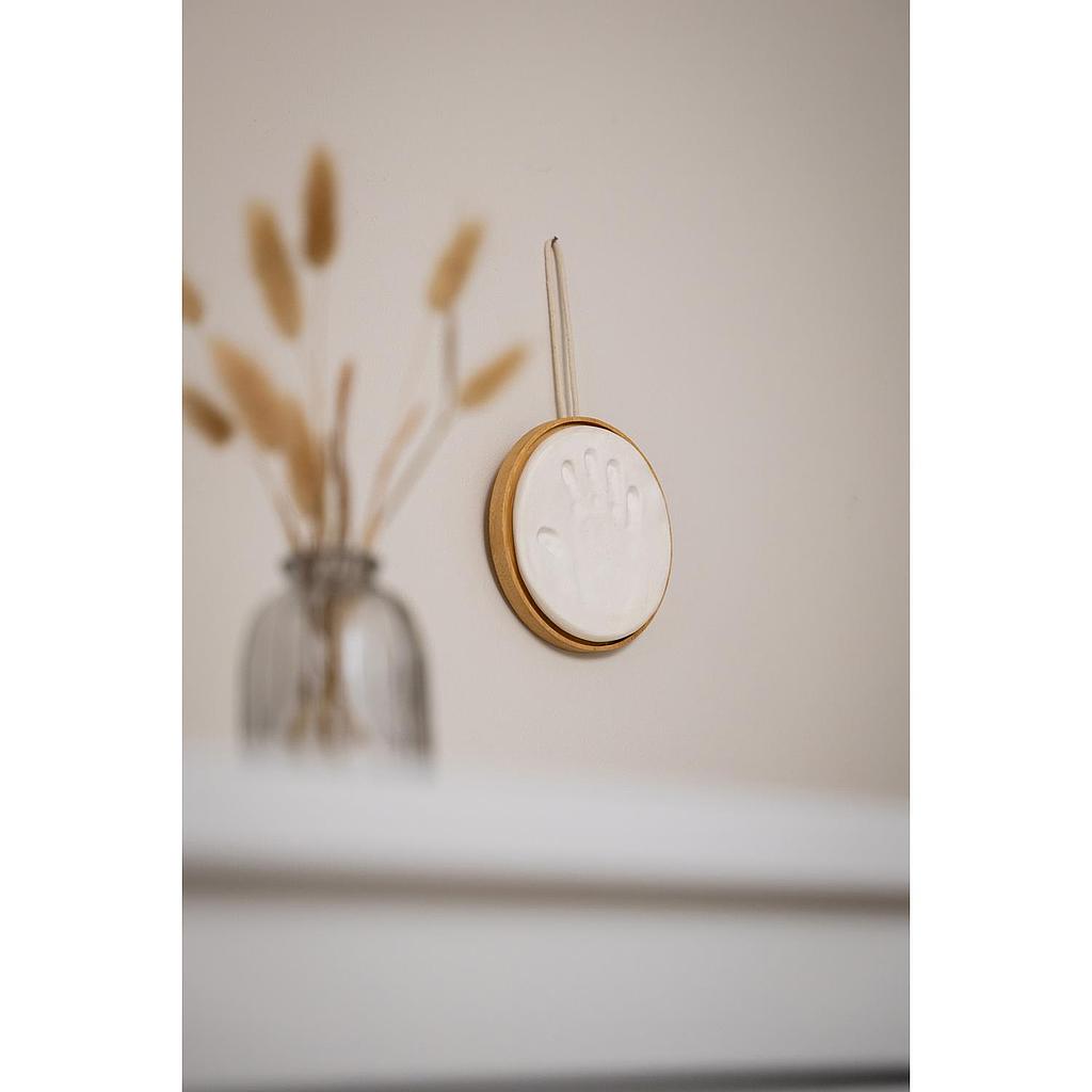 PETIT ARTICHAUT Médaillon Empreinte Bois