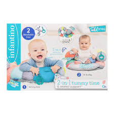INFANTINO Coussin d'activités 2-in-1 Tummy Time