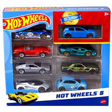 MATTEL HOT WHEELS COFFRET 8 VEHICULES