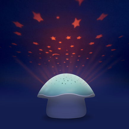 PABOBO Projecteur d'étoiles à piles -Champignon rose