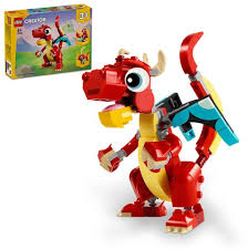 LEGO CREATOR 3in1 DRAGON ROUGE