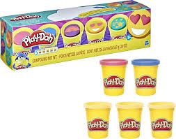 HASBRO PLAY-DOH POTS DE BONHEUR PACK DE 5