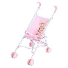 POUSSETTE POUR POUPEES FEERIQUES ROSE