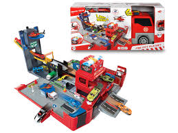 DICKIE TOYS FOLDING FIRE TRUCK PLAYSET