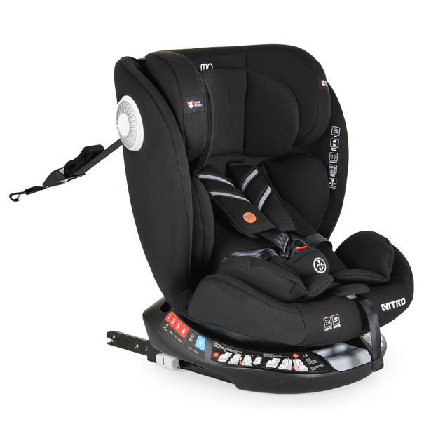 MONI SIEGE AUTO NITRO ISOFIX 0-36KG 360° NOIR