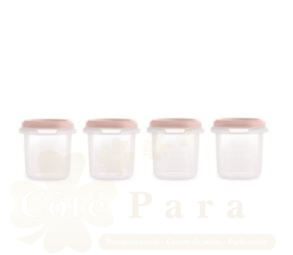 MINILAND Set de 4 Boite de conservation repas CANDY 200ML