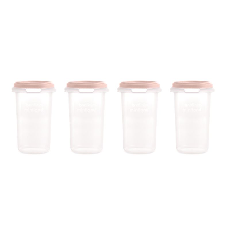 MINILAND Set de 4 Boite de conservation repas CANDY 330ML