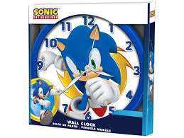 KIDS LICENSING HORLOGE MURALE SONIC