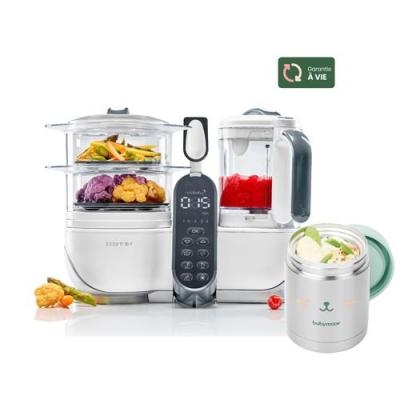 BABYMOOV PACK Nutribaby(+) white + 3 Babybols 250 ml + 1 Container Isy Inox