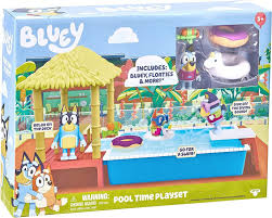 BLUEY POOL TIME PLAYSET