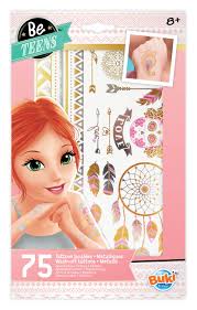 BUKI BE TEENS 75 TATTOOS LAVABLES METALLIQUES