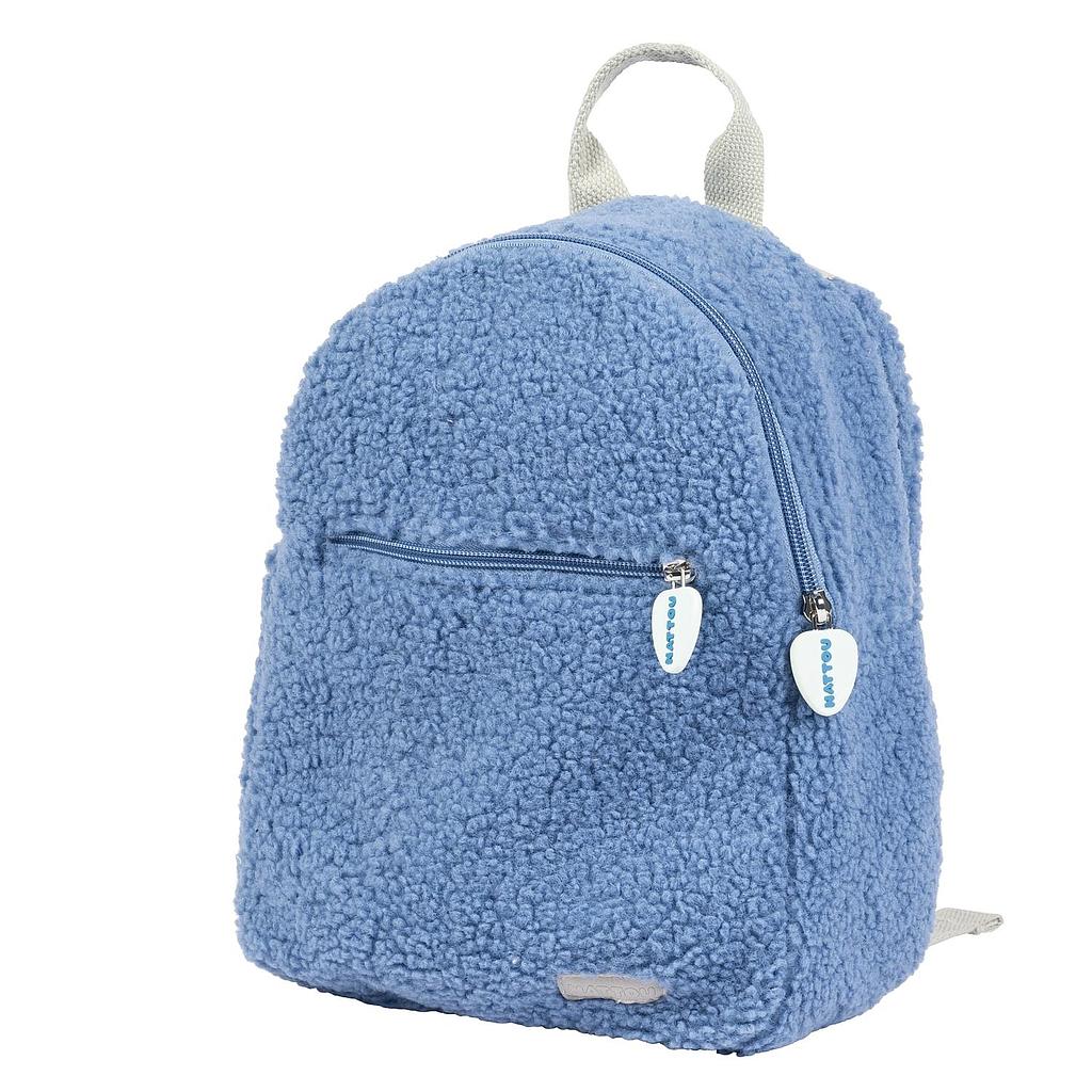 NATTOU Sac à dos Teddy bleu
